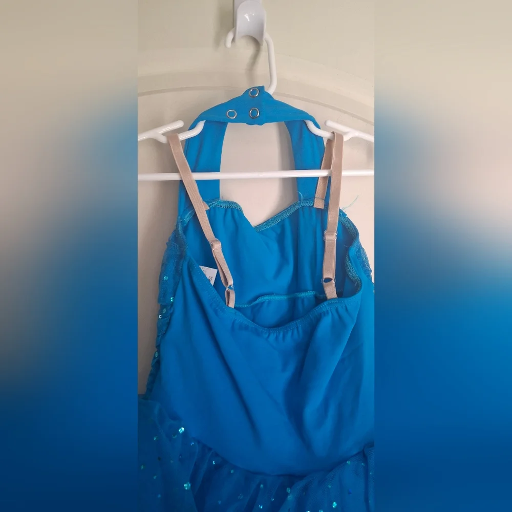 Weissman Glittery Blue‎ Formal Dress for Kids Sc Show Costume